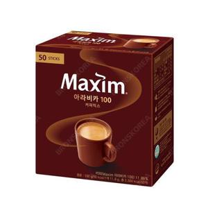 [맥심]동서 맥심 아라비카 100 커피믹스 50T 스틱커피 일회용 (14490381)