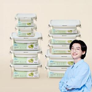 에코센스 트라이탄 밀폐용기 조이락 알뜰 반찬 용기 세트 10종A