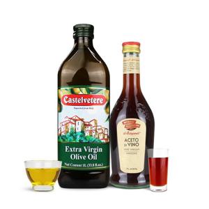 이탈리아 레드와인 비니거 식초 발효 비네거 500ml+엑스트라버진 올리브오일 올리브유 1L