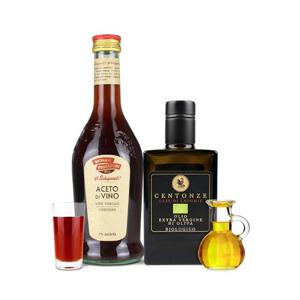 이탈리아 레드와인 비니거 식초 발효 비네거 500ml+유기농 엑스트라버진 올리브오일 250ml