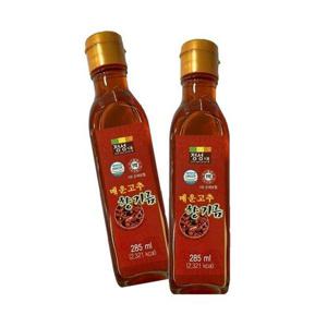 [베스트식품]정성식품 매운고추향기름 285ml 4개