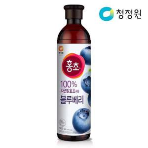[베스트식품]청정원 홍초v+ 블루베리 900ml x6개