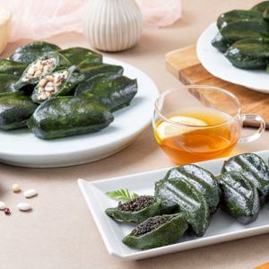 모싯잎 기피 송편 1팩(20개)+깨 송편 1팩(20개)