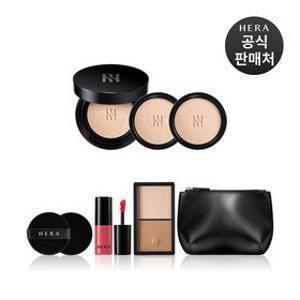 [롯데단독]블랙쿠션 파운데이션 디럭스 SPF34/PA++ (본품15g+리필15gx2)