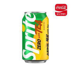 (본사직영) 스프라이트 제로 with TEA 350CAN X24