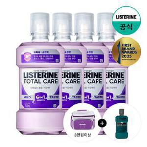 [APP전용] 리스테린 토탈케어 750ml 4개입 특가 +(증)쿨마일드250ml
