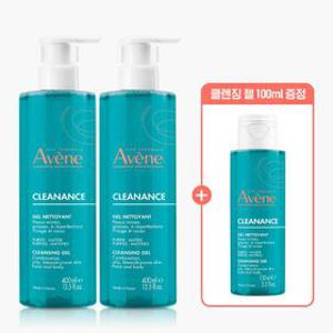 [다운로드쿠폰] 클리낭스 클렌징 젤 400ml 2개 + 100ml 추가 증정