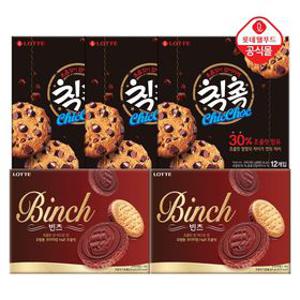 [퀵계좌전용] 롯데 빈츠 204gx2개+칙촉 180gx3개