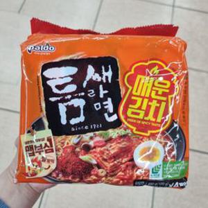 팔도 틈새라면 매운김치 (120Gx4)