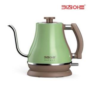 키친아트 라팔 베스트 레트로 스테인레스 전기 커피 드립포트 1.2L KK-D124 그린