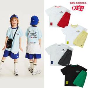Run Festival_쿨터치 반팔티 + 우븐 스트레치 팬츠 셋업 (NK9YG2504U)
