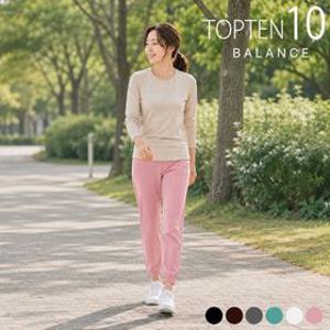 탑텐 밸런스 여성 수퍼 스트레치 조거 팬츠 MBF5PT2256NEW 밴딩 운동 바지
