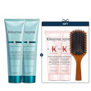 듀오 세트 시몽 테르미크 노워시 트리트먼트 150ml(+제네시스 수엥 75ml 2개+우든 패들 브러쉬)