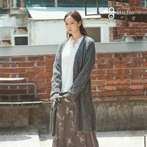 지스튜디오 25FW 캐시미어알파카울 스프링 니트 코트2523280