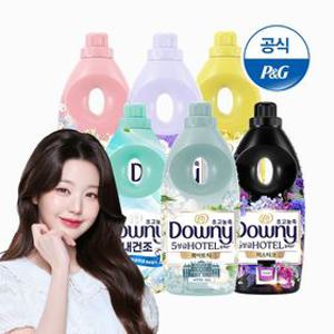 [딜크릿] 다우니 유연제 1Lx6 향수/실내건조/탈취파워
