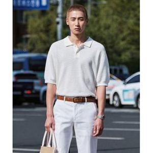 [BY STCO]펀칭 카라 클래식 니트_아이보리 (클래식핏)_DKTWB61CSI