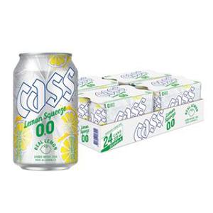 카스 레몬 스퀴즈 0.0제로 330ml 24캔