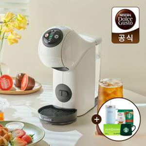 [D]돌체구스토 커피머신 지니오S 베이직(+써모스텀블러1.2L+캡슐12입+스타벅스그린머그컵+올리브영1만원상품권