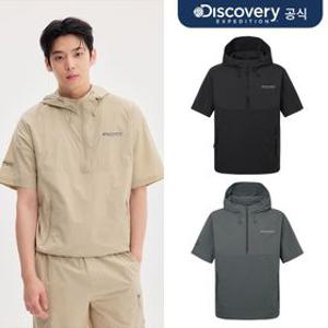 [정상가 : 129,000원] [디스커버리] 프레시벤트 폴튼 하이브리드 반팔 아노락 3종 택1