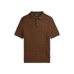 폴로 랄프 로렌 남성 케이블 니트 코튼 폴로 칼라 스웨터(MNPOSWE1N820074200)