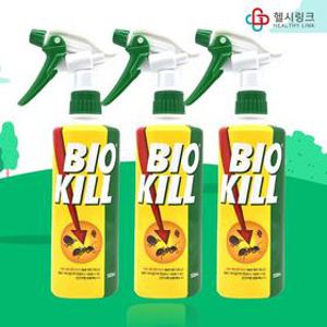 동성 비오킬 500mlx3개 진드기 좀벌레 저독성 살충제 비오킬 베드버그 해충 초파리