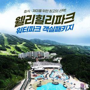 [슈퍼트립] 웰리힐리파크 객실+워터파크 종일권 성수기시즌 PKG