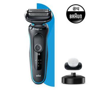 [BRAUN] 브라운 전기면도기 시리즈5 50-M4300cs 충전스탠드+딥클렌징 브러쉬 구성(민트 색상)