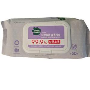 그린핑거 유아용품 소독티슈 캡 50매 10팩 (소독티슈 캡)