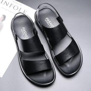 BARNOROO 남성용 소가죽 여름패션 소가죽 샌들 슬리퍼 NO17FS [SAC 롯데ON]