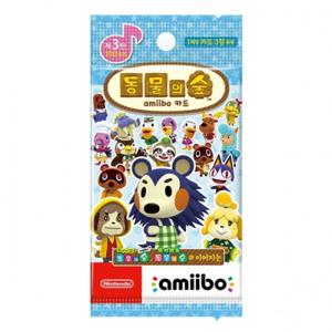 닌텐도 모여봐요 동물의 숲 모동숲 아미보 카드 3탄 amiibo 한글판