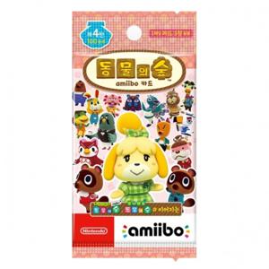 닌텐도 모여봐요 동물의 숲 모동숲 아미보 카드 4탄 amiibo 한글판