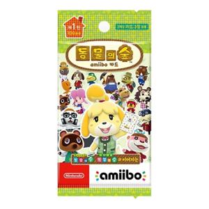 닌텐도 모여봐요 동물의 숲 모동숲 아미보 카드 1탄 amiibo 한글판