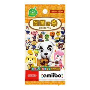 닌텐도 모여봐요 동물의 숲 모동숲 아미보 카드 2탄 amiibo 한글판