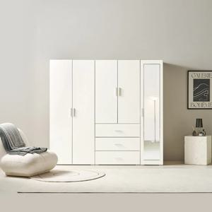 by casamia 일상고백 클라로 옷장 200cm(이불장형 서랍형 거울장)