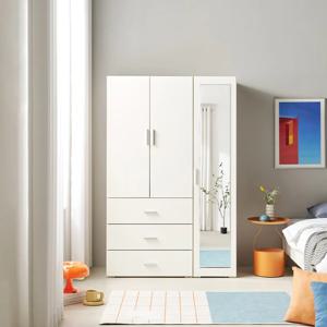 by casamia 일상고백 클라로 옷장 120cm (80cm서랍형옷장+40cm거울장)