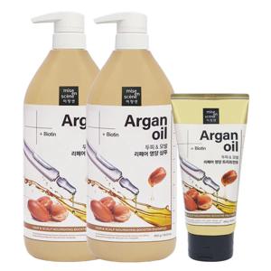 헤어앤스칼프 너리싱 부스터 샴푸 800g x2 + 트리트먼트 300g