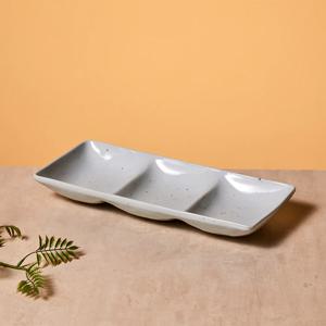 현 고백자 3칸나눔접시