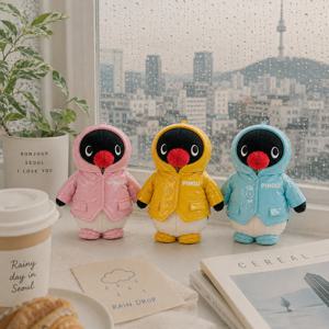 우비 키링 인형 펭귄 캐릭터 굿즈