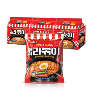 팔도 라볶이 12개입 (4개입번들 x 3개) / 봉지라면