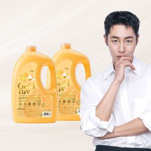 오리지널 베이킹소다&구연산 주방세제 오렌지향 용기 3.2L 2개