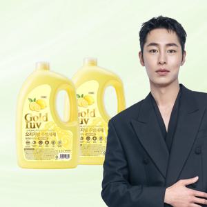오리지널 식초&레몬 주방세제 레몬향 용기 3.2L 2개
