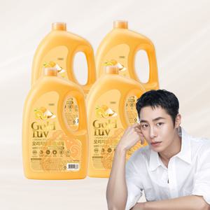 오리지널 베이킹소다&구연산 주방세제 오렌지향 용기 3.2L 4개