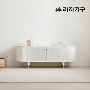 라움 높은 미니 티비장 벽걸이 티비다이 도어형 예쁜 수납 거실장 1200