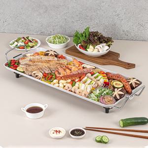 LM 1500W 75cm 대형 사각 와이드 가정용 멀티 전기 그릴 테이블 고기 불판 구이팬
