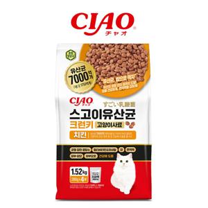 스고이 유산균 크런키 고양이 사료 치킨 1.52kg