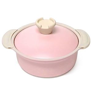 에지리 소라팟 전골냄비 (핑크) 세라믹코팅 IH 인덕션 냄비 SORA POT 8844