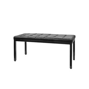 빈티지 퀼팅 PU쿠션 벤치 의자(100cm 3색) 현관 예쁜 형 식탁 벤취 밴치 용