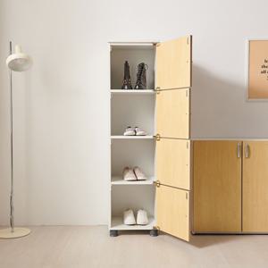 학교 사무실 개인물품보관 4칸 도어 명찰관리구조 사물함(40cm) 학생 1인