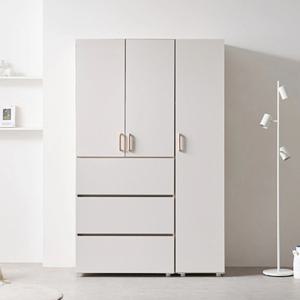신혼집 대용량 모듈형 드레스룸 수납 옷장세트(120cm 4색) 미니 이불장 1인