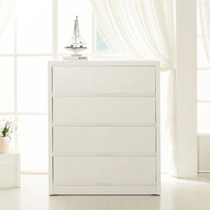 분리칸막이형 라운드 화이트 4단 옷 서랍장 1000(3색) 슬림 선반 앤틱 양말